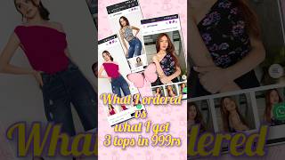 Uptownie 3tops in 999rs | Uptownie haul | uptownie review | uptownie tops haul #shorts #viral screenshot 1