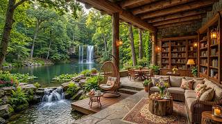 Relaxing Jazz in Lakeside Retreat Ambience | Soft Piano Jazz with Nature Therapy for Study, Work screenshot 5