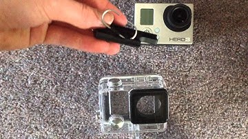How to put the latch back on to a GoPro or other action camera