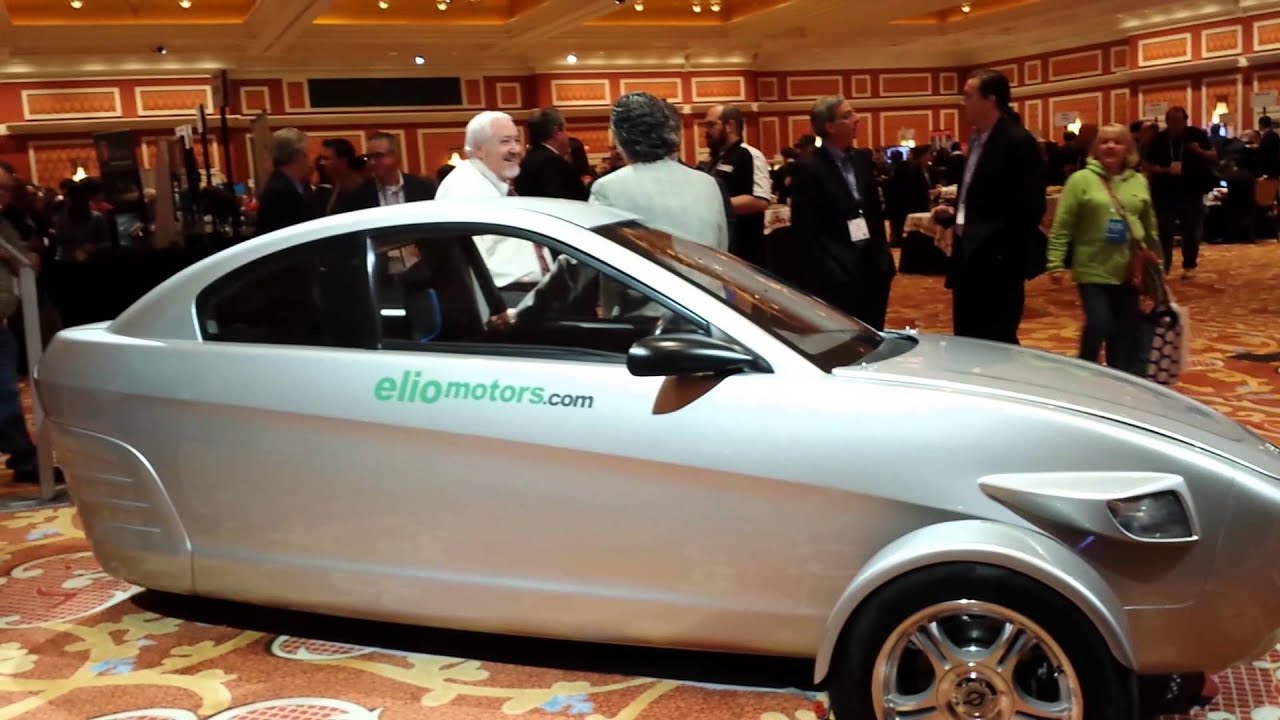 Elio Motors 3 Wheeled Vehicle | QGITS at CES 2014
