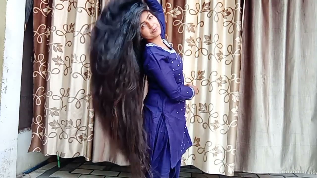 Wet hair Head Banging for long hair/real sound Head Banging/YouTube/long hair girl/trending/viral