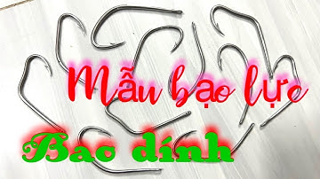 Lưỡi Câu Cá Lóc, Lưỡi Câu Giật, Lưỡi Câu Nhấp, Mẫu Lưỡi số 3, Lưỡi Số 7, Lưỡi Móng Heo, Lưỡi Mày Ốc