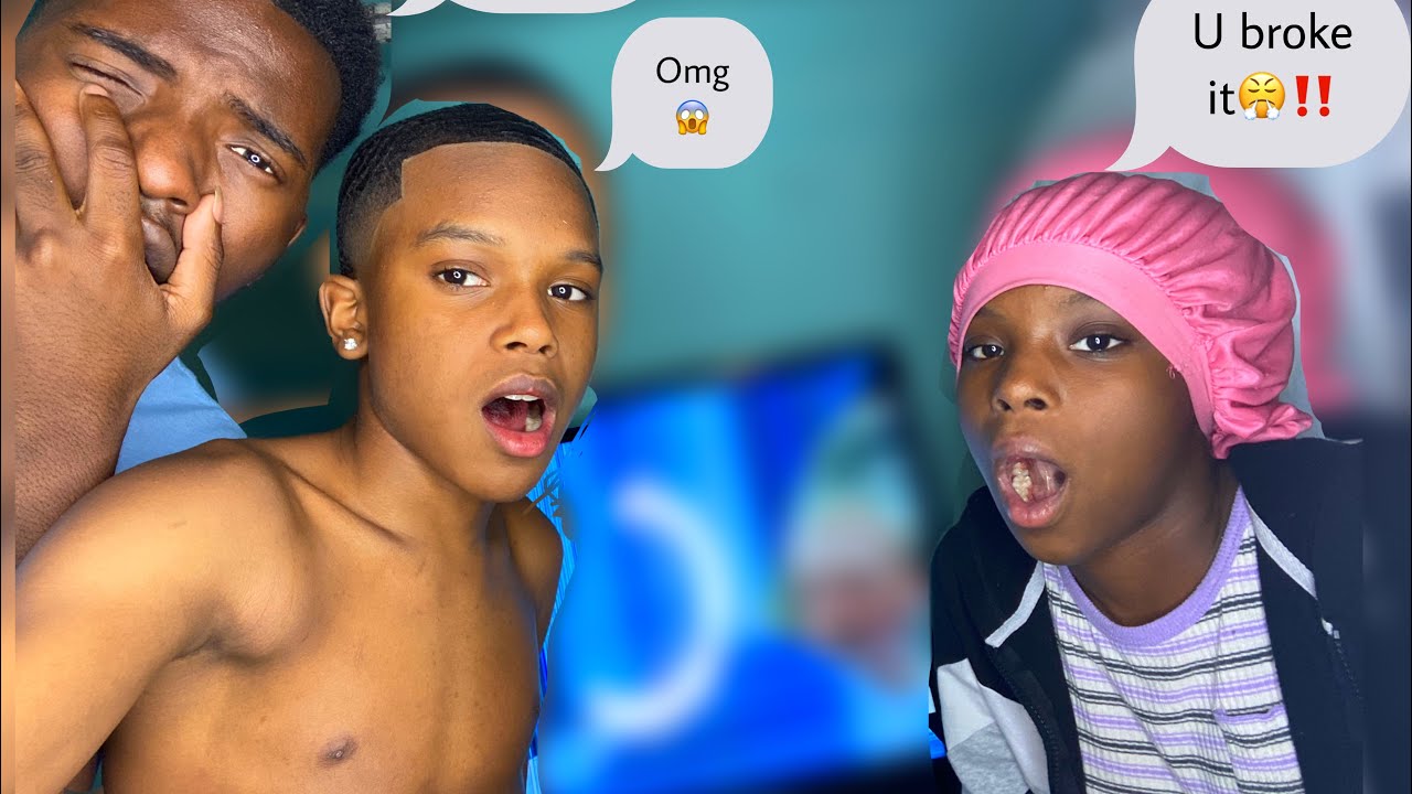 BROKEN TV PRANK ON MY MAMA *BAD IDEA*🤣 