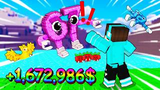 HILARIOUS!! THROWING BRAINROT THE FURTHEST INTO THE RIVER