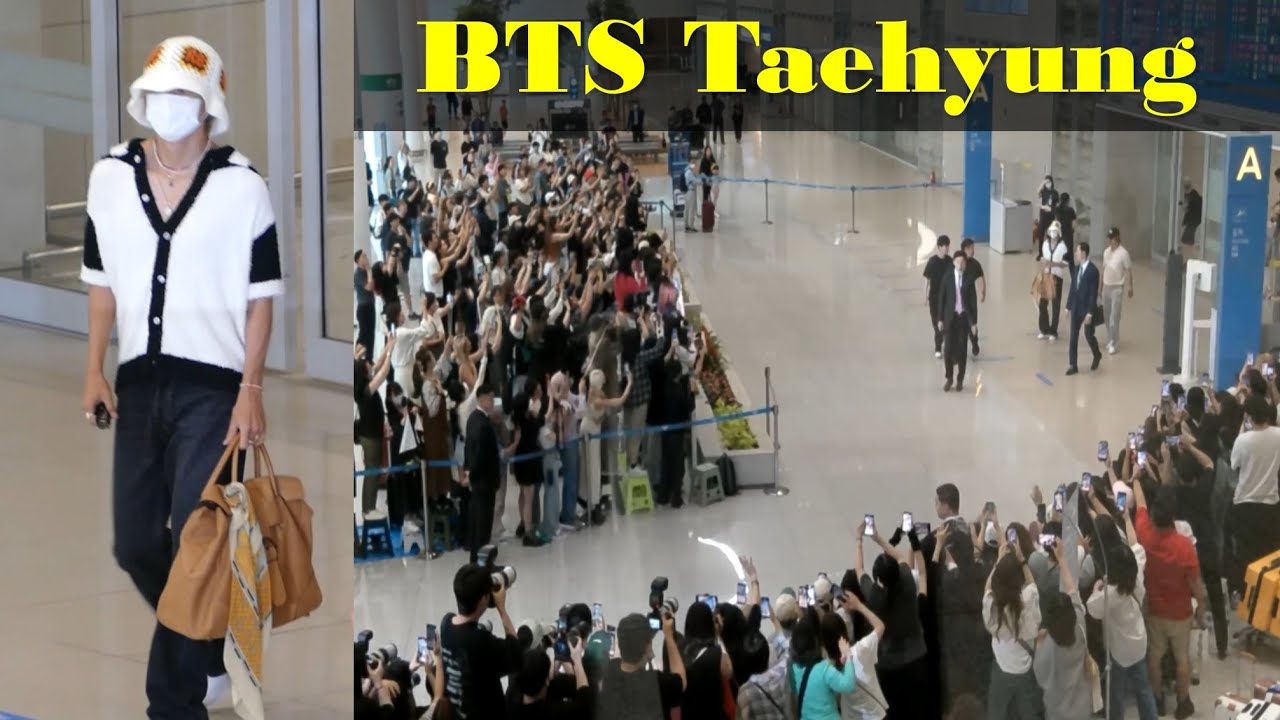 BTS Taehyung | Wide & Slow Cam | Back to Korea