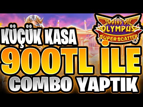 GATES OF OLYMPUS SUPER SCATTER ⚡1000 TÜRKÇE ⚡ 900 TL YE COMBO NASIL YAPILIR KÜÇÜK KASA KATLAMA