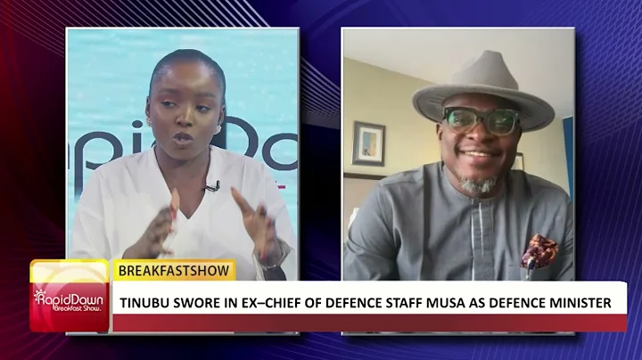 Tinubu swore in Ex-chief of Defense staff General Christopher Gwabin Musa OFR as Defense Minister