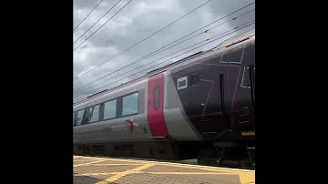 Cross Country Voyager 220028 Passing Northallerton At Speed