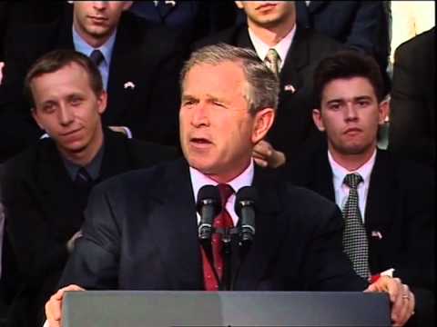 Wideo: George Bush Jr. jest prezydentem Stanów Zjednoczonych. George W. Bush: Polityka