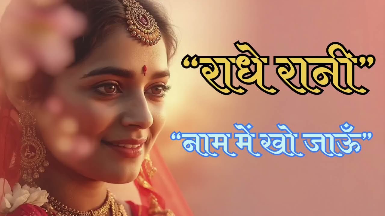 राधे रानी नाम में खो जाऊँ | New Radha Rani Bhajan |Devotional