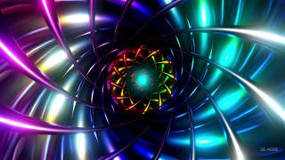 4K - Neon Light Pulse Hypnotically In Dynamic Vibrant Motion Background Screensaver | NO AUDIO