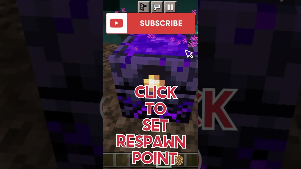 How to use respawn anchor in Minecraft 🥰🥰