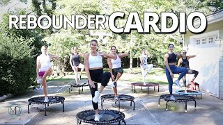 Trampoline Cardio Workout | Jump to the BEAT! | Plank + Low Ab Burn