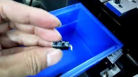 CF360LX bends capacitor leads into 90 degrees