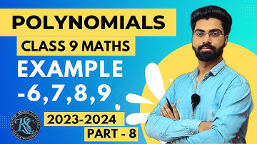 Polynomials Class 9 Maths | Example 6,7,8,9 | NCERT 2023 - 2024 | #ncert #cbse #class9 #polynomials