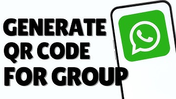 How to Create Generate QR Code For WhatsApp Group 2025