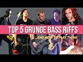 Top 5 Grunge Bass Riffs and How to Play Them!