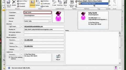 KnowledgeLake Unify - Searching SharePoint using a Microsoft Outlook Contact