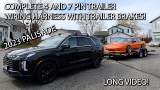 How To Install A Trailer Wiring Harness With Brakes On A 2023 Hyundai Palisade