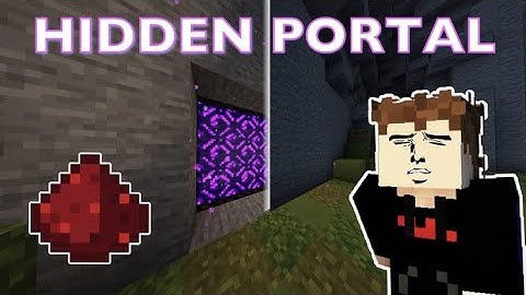 Hidden Nether Portal |REDSTONE TUTORIAL|