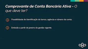 Como conseguir um comprovante de conta bancária?
