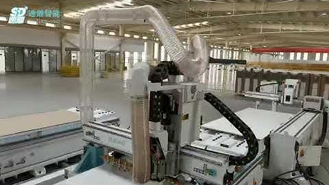 Auto Label Printer With Two Sets CNC Nesting Machine Solution
