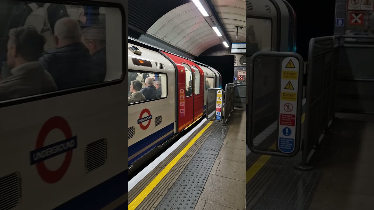 London Underground Victoria Line 2009 Stock Train Leaving Euston 17 October 2023 