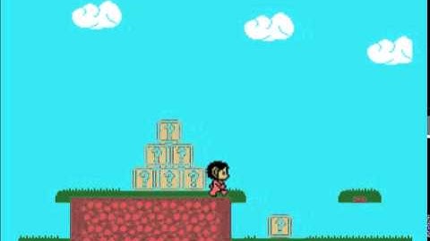 Alex Kidd on TI99 with smooth scrolling