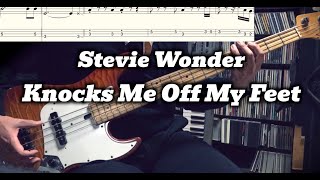 Stevie Wonder  Knocks Me Off My Feet bass Cover Tabs In   get The Pdf On Patreon