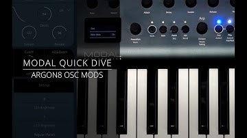 Modal Quick Dive #1 – ARGON8 Oscillator Mods