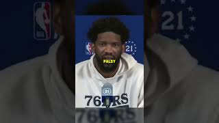 The Scary Condition Joel Embiid Plays Through 😳🏀 #nba #basketball