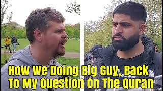 Speakers Corner - Another Muslim Runs As Bob Has Discussions With a Few Christians