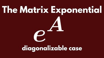 Differential Equations | Matrix Exponential Example: Diagonalizable Case
