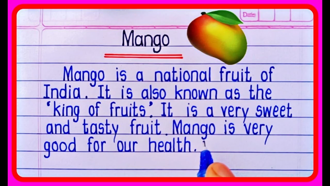 mango essay in english 150 words