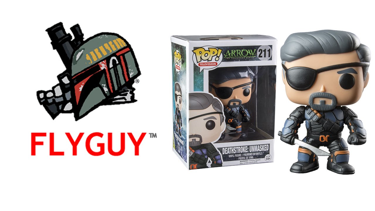 Funko POP! Arrow TV Series Unmasked Deathstroke HD Action Review | By @FLYGUY - YouTube