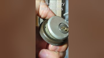 Remove Broken Key from Commercial Door Lock if Unlocked