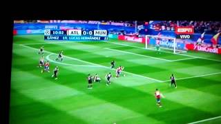 Gol de Saul Atlético de Madrid contra el Bayern Munich