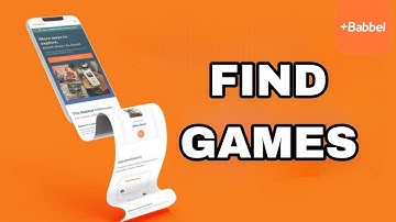 How To Find Games On +Babbel App