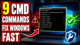 How to Fix Windows in Minutes Using 9 CMD Commands