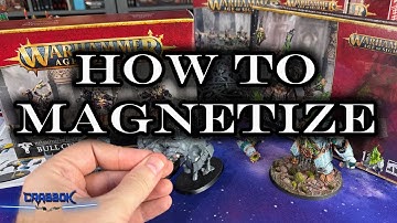 How to Magnetize your Models!  Using Hellsmiths of Hashut from Warhammer Age of Sigmar