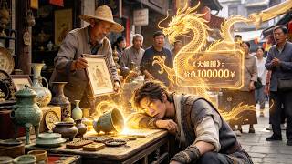 100￥ painting worth a million! Foolish man gains dragon eyes, finds treasures, and earns billions.