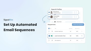 Set Up Automated Email Sequences for Marketing & Recruiting Campaigns