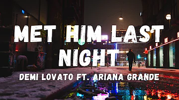 Demi Lovato - Met Him Last Night ft. Ariana Grande (Lyrics) | Lyric Zone