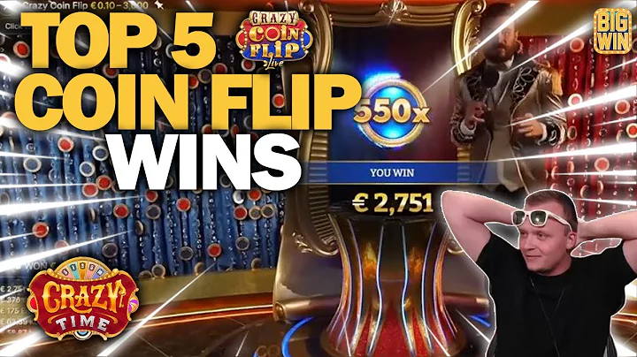 TOP 5 BIGGEST COIN FLIP WINS!!!