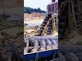 Double spiral sand washing machine, one machine can handle a small sand field.