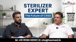 LuxMed®  CSSD , Vertical Sliding Door Steam Sterilizer, Sliding Door Steam Sterilizer, Autoclave.