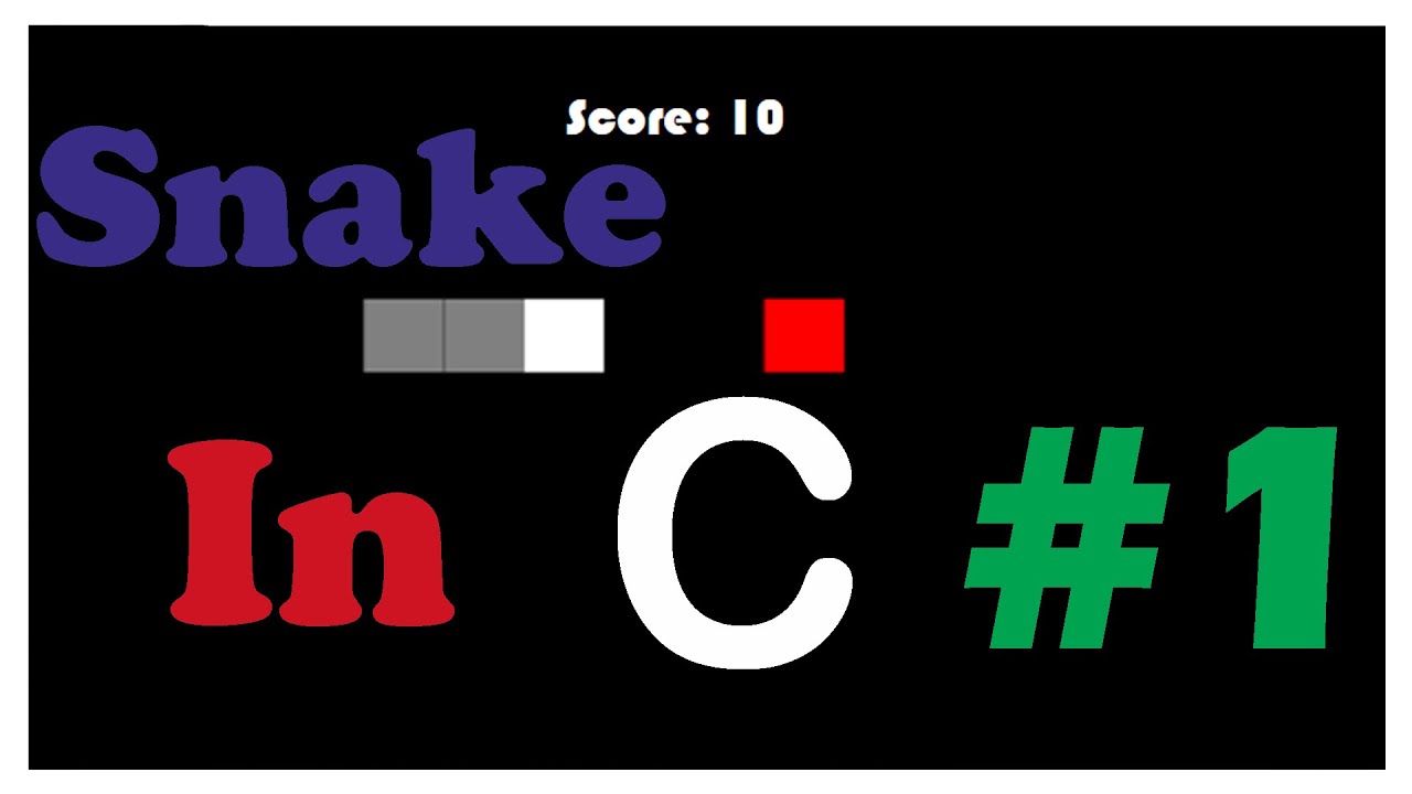Snake Programmieren | Tutorial in C | Part #1 [Deutsch][German] - YouTube