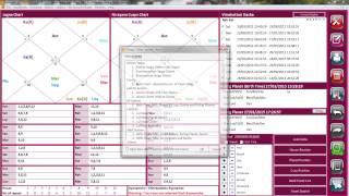 Horosoft Astrology Software Professional 5.0 Side bar screenshot 1