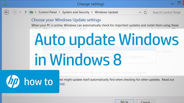 Setting Windows Update to Automatic in Windows 8 | HP
