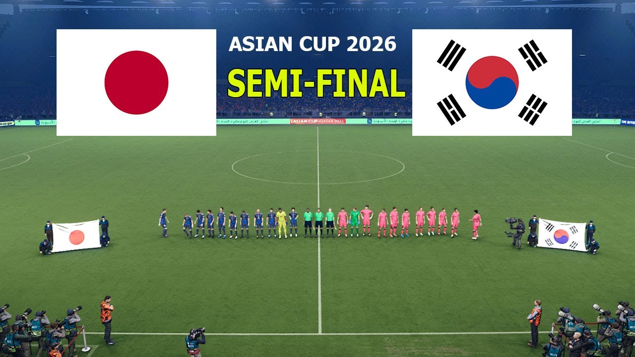 JAPAN vs SOUTH KOREA | Semi-final - AFC Asian Cup 2026 | Full Match All Goals